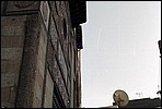 Medieval architecture and satellite dishes 