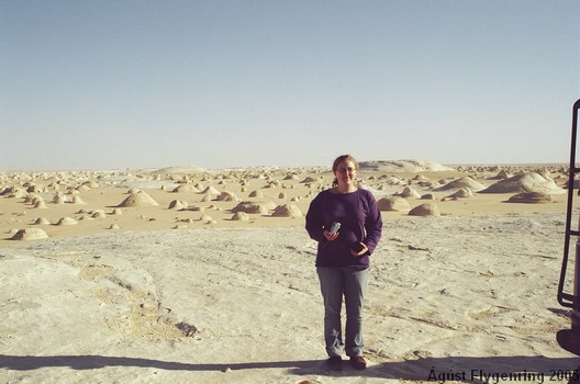 Aline in the White Desert