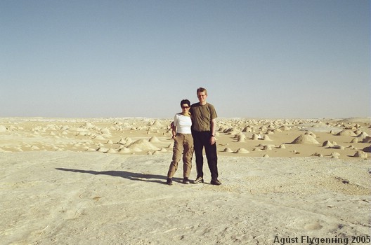 Me and Simo in the White Desert
