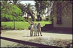 My family going for tea at the Orabi Hotel in Giza