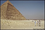 My family mesmerized by the Giza Pyramids