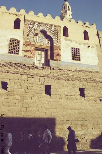 A 13th century mosque built on the Luxor Temple