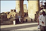Me and my sister in the Luxor Temple