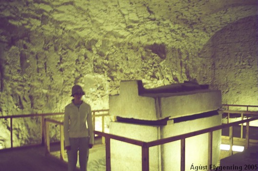 In a tomb, Valley of the Kings