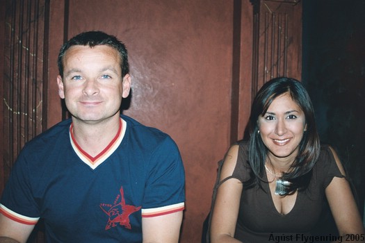 Gavin and Aish, my last night in Cairo