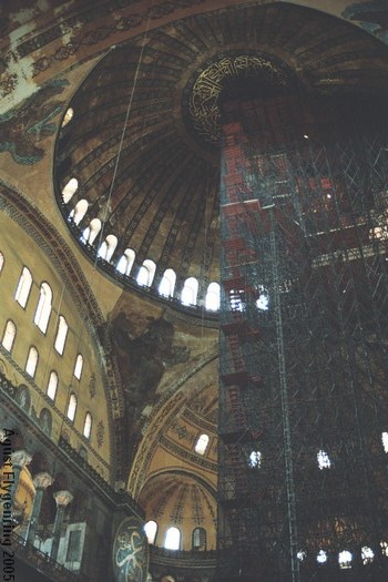 Inside Hagia Sophia
