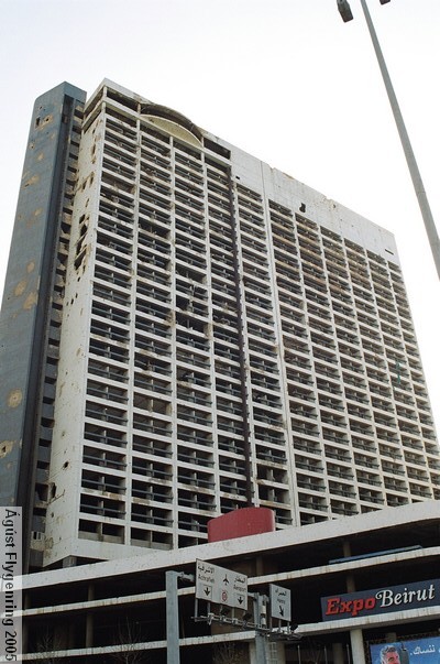 Again, the old Holiday Inn Hotel, this time the side facing the sea
