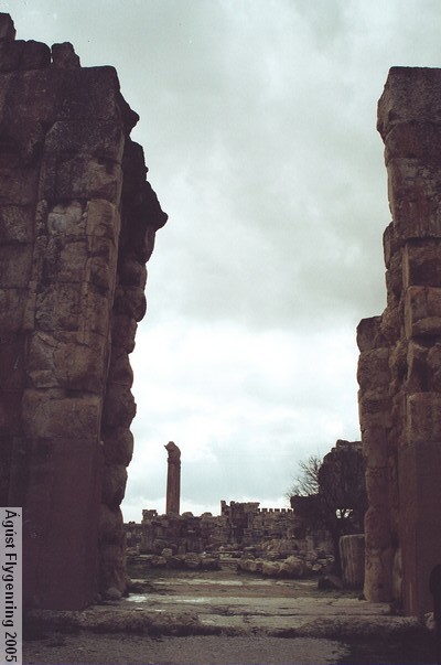 The Roman temples in Baalbeck