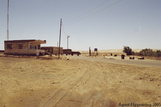 A Road Stop in the Black Desert - wouldn't recommend the food!