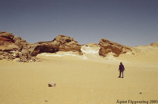 The Crystal Rock in the White Desert