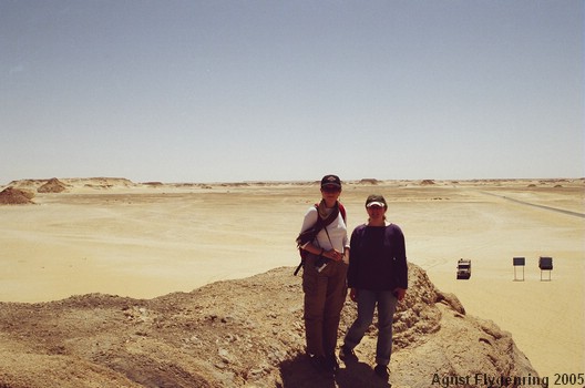 On the Crystal Rock in the White Desert