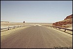 The road into the White Desert