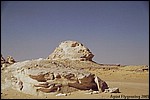 A face in the White Desert